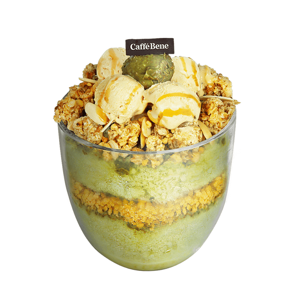 Pistachio Salted Caramel Bingsu